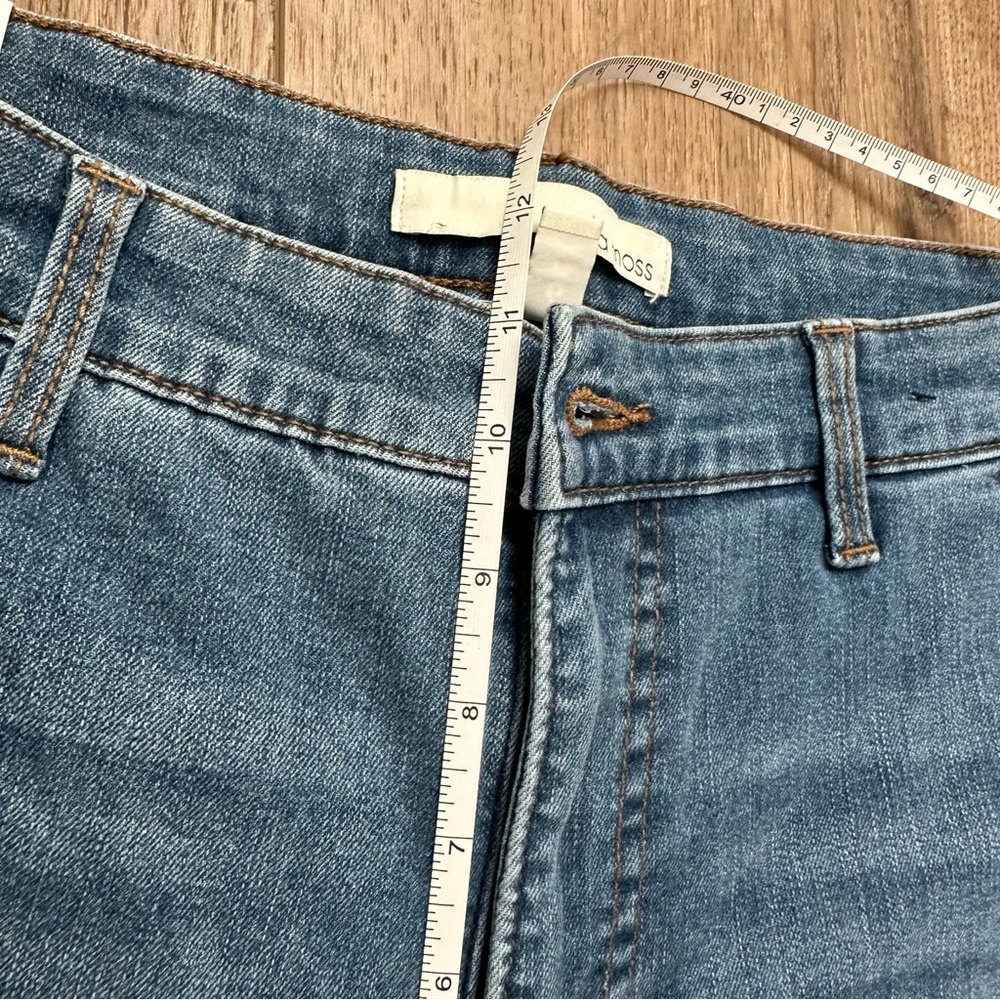 NWT! Ella Moss Wide Leg Crop Pants, Denim, High-Rise, Medium Wash, Size 6 - Picture 11 of 12